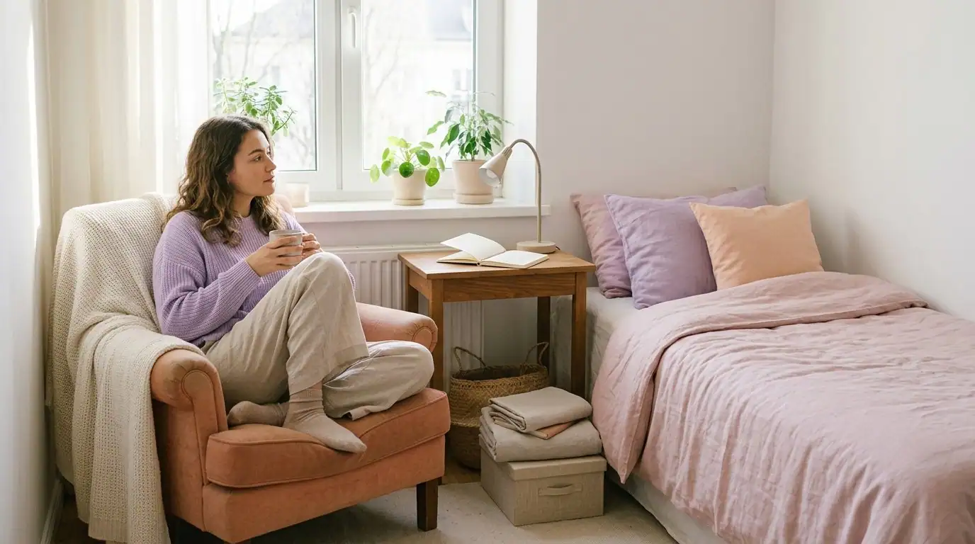 The small-room reset: zones for sleep, study and downtime